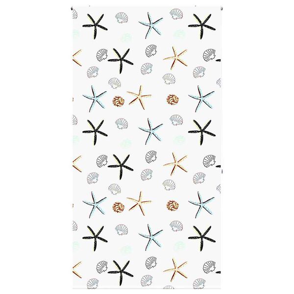 vidaXL Душ ролетна щора 130x240 см Ширина на плата 126 см