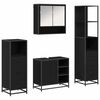 vidaXL Комплект мебели за баня 4 бр. Черния дъб 65 x 33 x 60 см