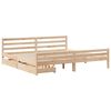 vidaXL Рамка за легло без матрак 200x200 см масивна чамова дървесина