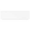 vidaXL Окачен стенен рафт, бял, 80x23,5x3,8 см, МДФ