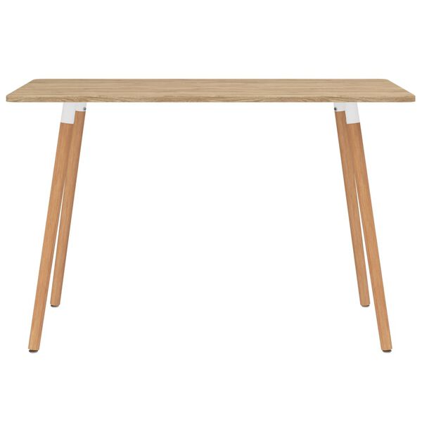 vidaXL Трапезен комплект от 5 части, кафяв