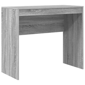 vidaXL Бюро Сив Сонома 90 x 40 x 76 см