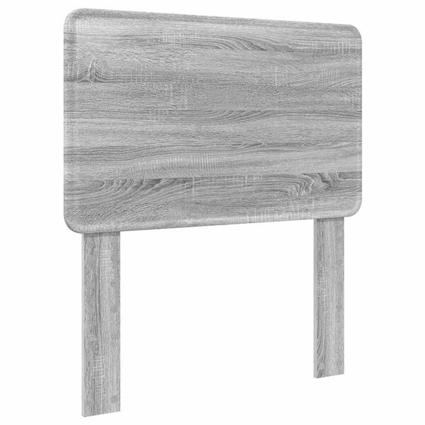 vidaXL Облегалка за глава с таблото Сив Сонома 75 cm Инженерно дърво