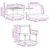 vidaXL Комплект дивани за открито 7 pcs Натурален и Бежов