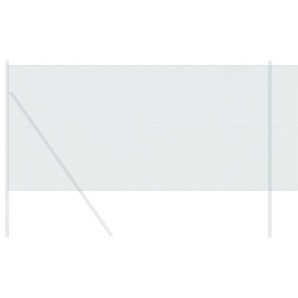 vidaXL Шестоъгълна ограда Зелен 1,2 x 10 m ПВЦ