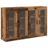vidaXL Стенни шкафове 2 бр. Старо дърво 69,5 x 34 x 90 см