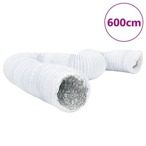 vidaXL Вентилационен канал алуминий и PVC 6 м &Oslash;10 см