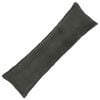 vidaXL Калъфка за възглавница HOUTEN Тъмносиво 40 x 145 см Букле