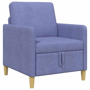 vidaXL Диван с storage Дънково син 72 x 78 x 87 см Полиестер