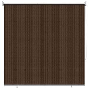 vidaXL Външна ролетна щора с блокировка на UV 90% Кафяво 120 x 230 cm