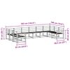 vidaXL Комплект дивани за открито 10 pcs Естествен