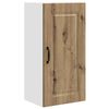 vidaXL Панел за миялна машина Kalmar Дъб 40 x 31 x 80 см