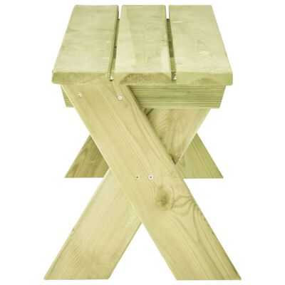 vidaXL Градинска пейка, 170 см, импрегнирана борова дървесина