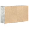 vidaXL Служебен шкаф Циментено сиво 120 x 36 x 69 см Инженерно дърво