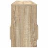 vidaXL Етажерка за списания Сонома дъб 102 x 30 x 45 см