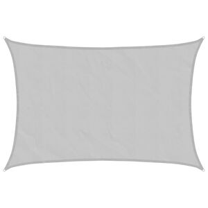 vidaXL Слънцезащитно платно светлосиво 2,5x2 м 100% полиестер Оксфорд