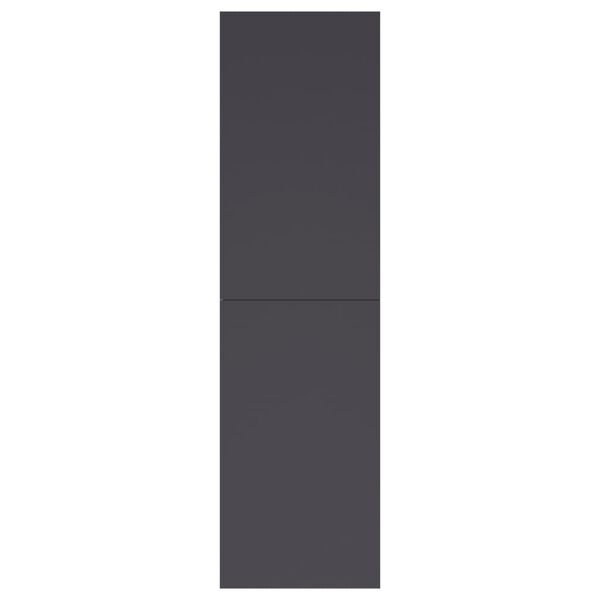 vidaXL ТВ шкафове, 2 бр, сиви, 30,5x30x110 см, инженерно дърво