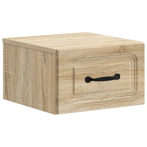 vidaXL Спален шкаф с монтаж на стена Дъб сонома 34,5 x 33 x 20 см