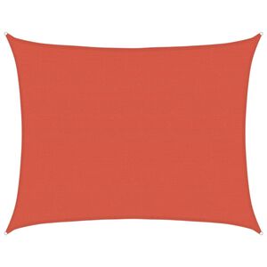 vidaXL Платно-сенник, 160 г/м&sup2;, теракота, 6x7 м, HDPE