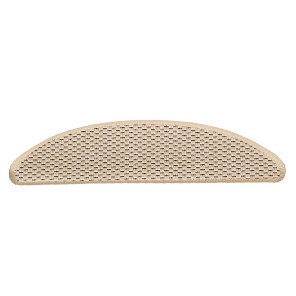 vidaXL Самозалепващи стелки за стълби вид сизал 30 бр 56x17x3 см