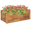 vidaXL Градинска повдигната леха, 110x60x44 см, акациево дърво масив