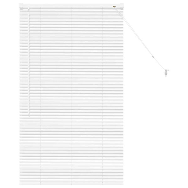 vidaXL Вертикални щори Бяло 130 x 70 см Алуминий