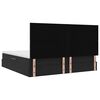 vidaXL Легло с място за съхранение и матрак Черно 200 x 200 cm Кадифе