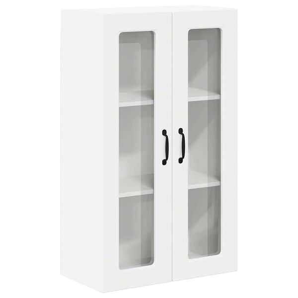 vidaXL Кухненски шкаф с рафт Бяло 60 x 31 x 100 см Инженерно дърво