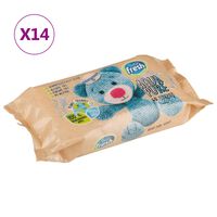 vidaXL Бебешки кърпички 14 опаковки 840 кърпички