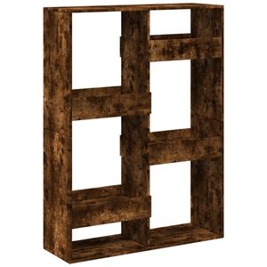 vidaXL Библиотека, опушен дъб, 100x33x135 см, инженерно дърво