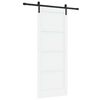 vidaXL Преплъзваща се врата 83 x 211 cm Инженерна дървесина
