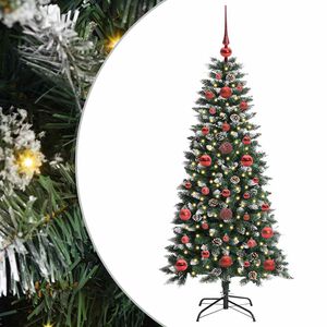 vidaXL С изкуствено коледно дърво Зелено 120 cm