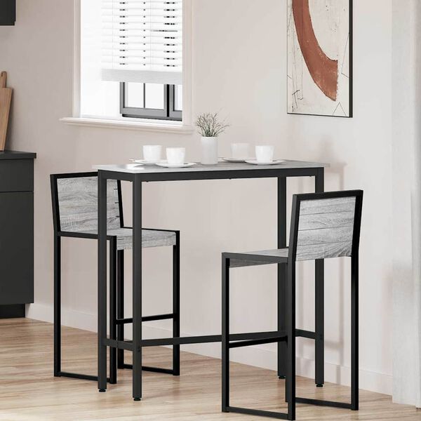 vidaXL Маса Сив Сонома 100 x 40 x 100,5 см