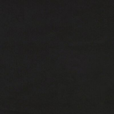 vidaXL Канапе с матрак, черно, 80x200 см, кадифе