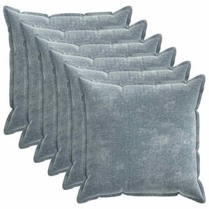 vidaXL Калъфка за възглавница 6 pcs HOUTEN Светлосиньо 80 x 80 cm