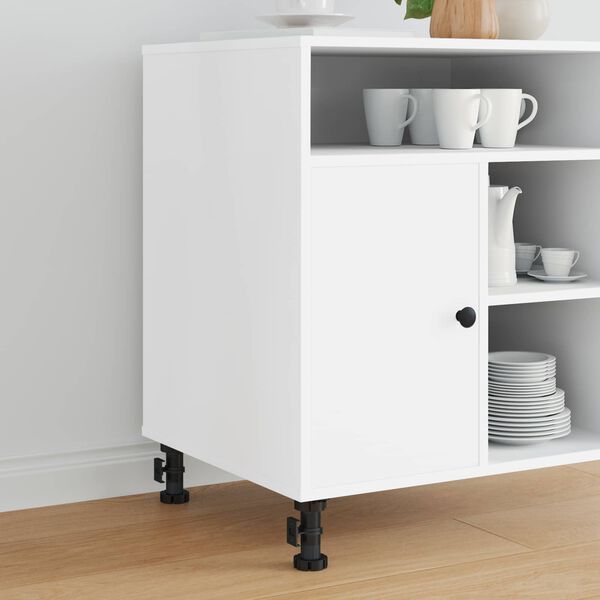 vidaXL Крака за мебели Регулирума 12 pcs Черно 46 x 46 x 128 mm ПП