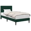 vidaXL Рамка за легло с таблото Тъмнозелено 90 x 190 cm Кадифе