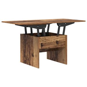 vidaXL Масичка за кафе Старо дърво 55 x 54,5 x 45 см