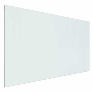 vidaXL Стъклена плоча за камина Прозрачен 100 x 60 cm Стъкло