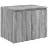 vidaXL Стенно Баня Кабинет Сив Сонома 62,5 x 44,5 x 50 см