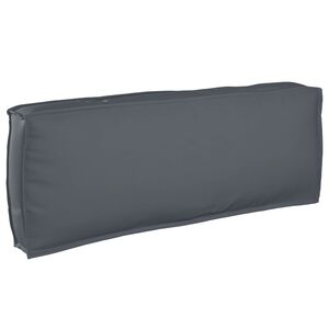 vidaXL Възглавница Оксфордска тъкан Антрацит 120 x 40 x 12 cm