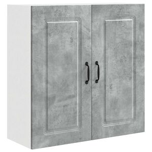 vidaXL Панел за миялна машина Kalmar Циментено сиво 80 x 31 x 80 см