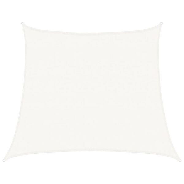 vidaXL Платно-сенник, 160 г/м&sup2;, бяло, 4/5x4 м, HDPE