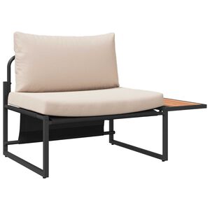 vidaXL Външно стоманено столче 2 pcs Таупе Стомана