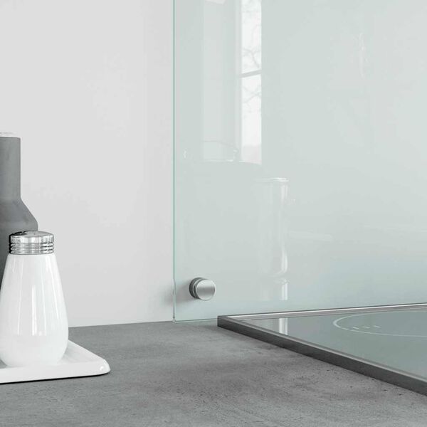 vidaXL Кухненски гръб, прозрачен, 80x60 см, закалено стъкло