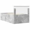 vidaXL Легло-диван Сив бетон и черно 100 x 200 cm Инженерно дърво
