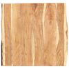 vidaXL Плот за маса, акациево дърво масив, 58x(50-60)x3,8 cм
