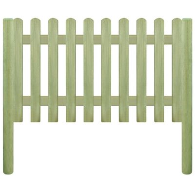 vidaXL Решетъчна ограда, импрегниран бор, 5,1 м, 150 см, 6/9 см