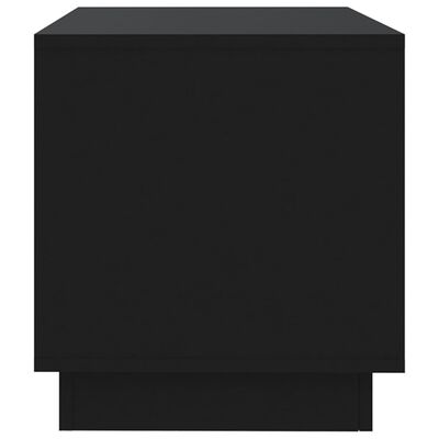 vidaXL ТВ шкаф, черен, 102x41x44 см, ПДЧ