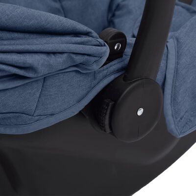 vidaXL Бебешко столче за кола, тъмносиньо, 42x65x57 см